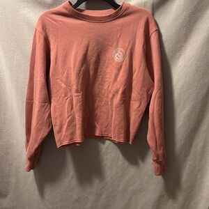 Hollister Coral Crew Neck Sweatshirt